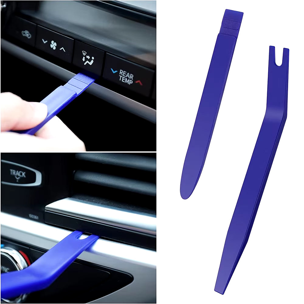 Blue Hand Tool Set Pry Disassembly Tool Interior Door Clip Panel Trim Dashboard