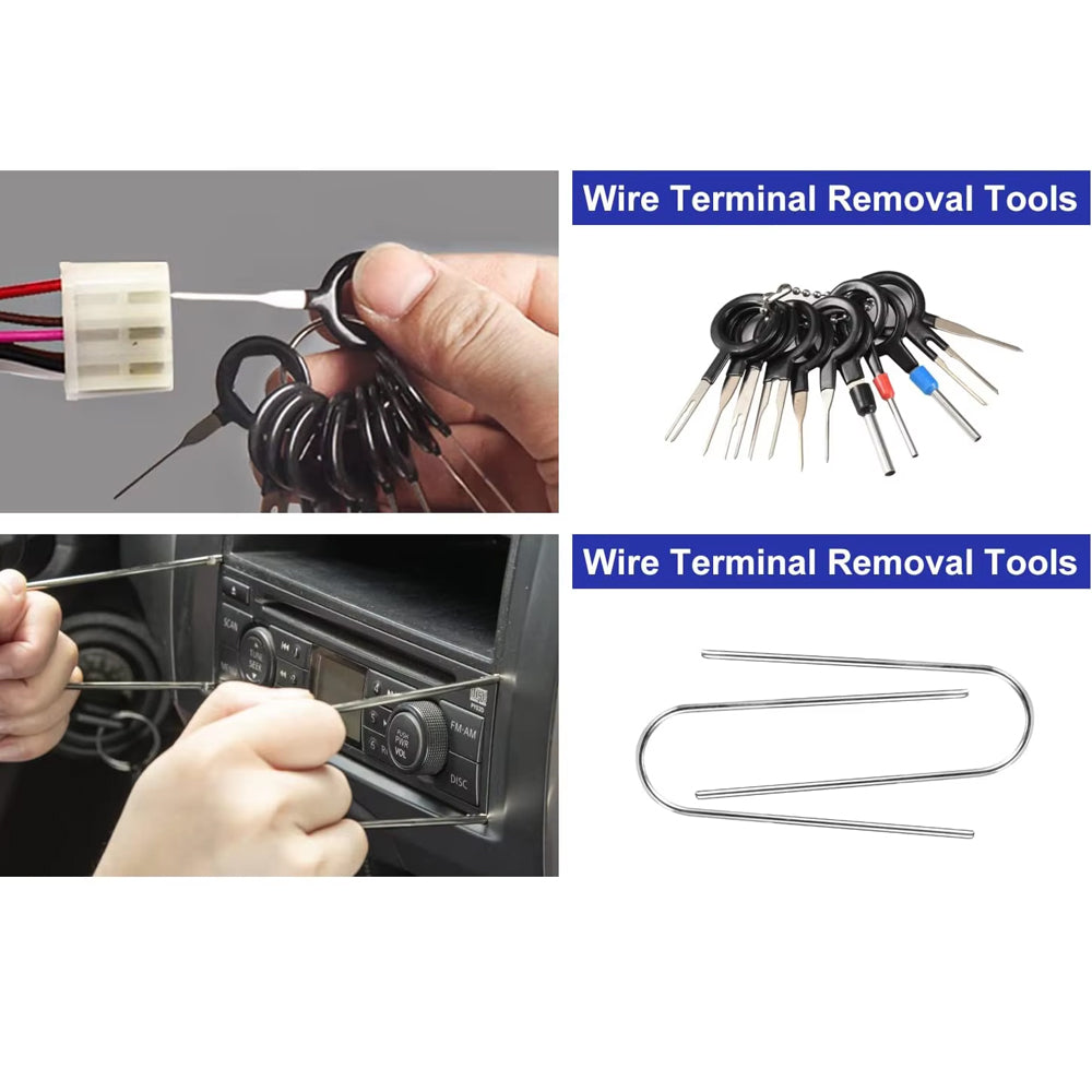 Red Hand Tool Set Pry Disassembly Tool Interior Door Clip Panel Trim Dashboard