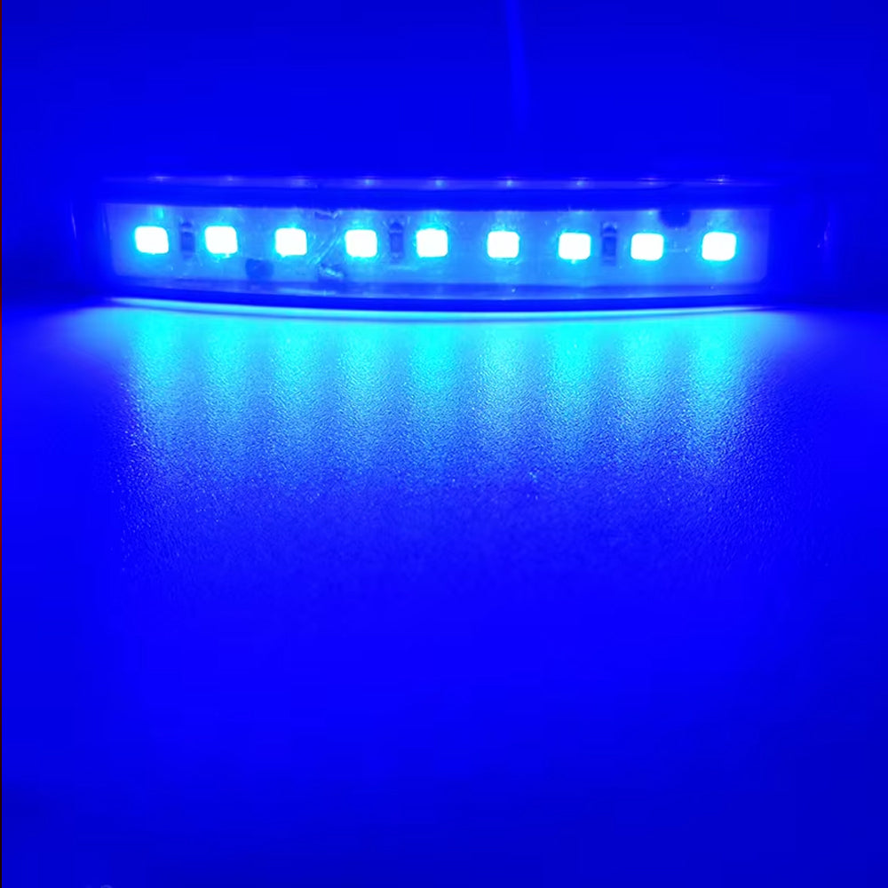 10 x Blue LED Side Marker Lamps 9SMD 12V/24V LED Side Marker Lights (10pcs)