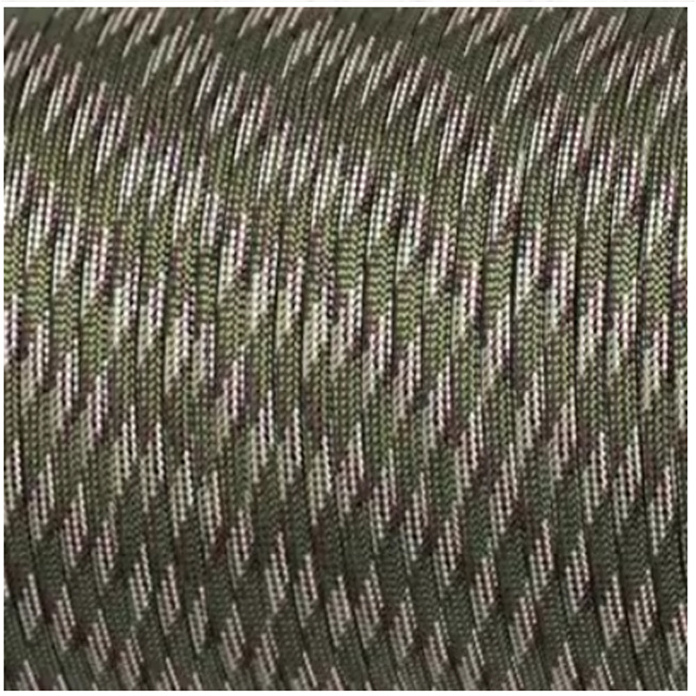 15m Camo Forest 650lb 9 Core Paracord Rope 4mm Parachute Cord Camping Rope