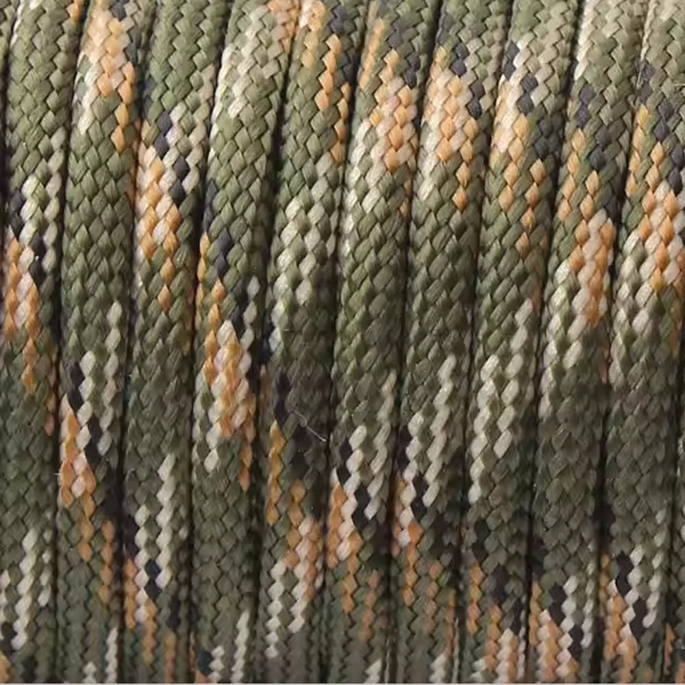 31m CamoGreen 650lb 9 Core Paracord Rope 4mm Parachute Cord Outdoor Camping Rope