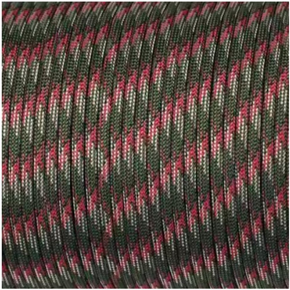 31m Camo Jungle 650lb 9 Core Paracord Rope 4mm Parachute Cord Camping Rope