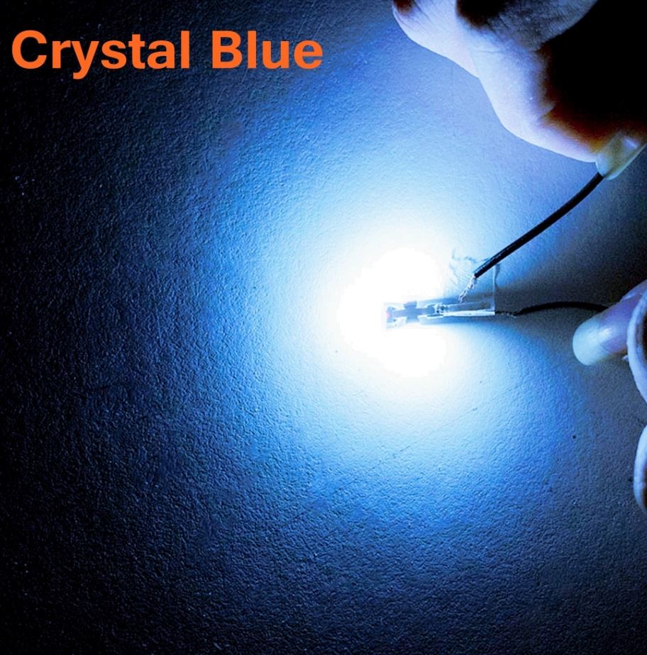 20 x CRYSTAL BLUE T5 Super Bright Canbus 9smd 200 Lumens LEDS FOR DASH (20pcs)