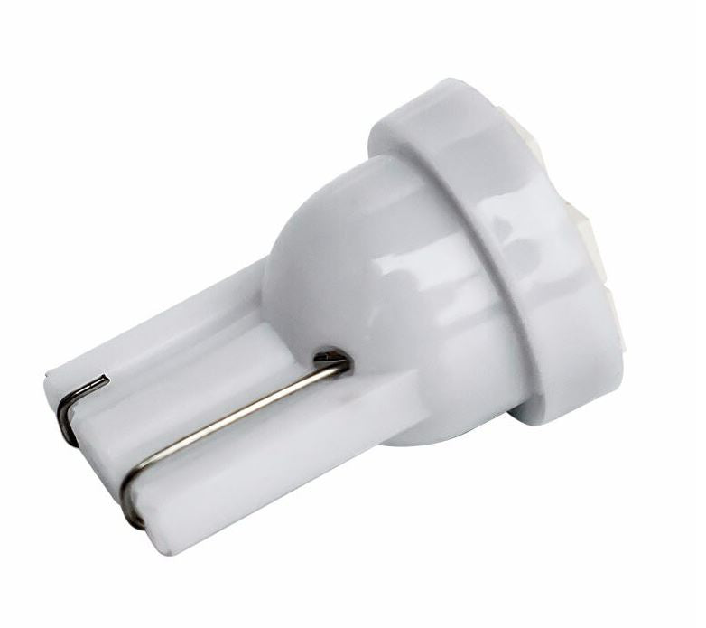100 x Cool White T10 8SMD 1206 High Brightness LEDs Flat Face 12v (100pcs)
