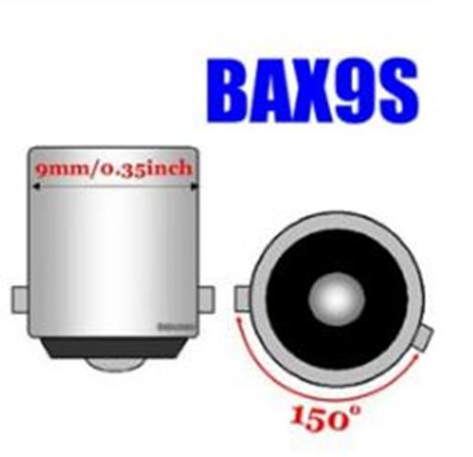 10 x Cool White BAX9S 9SMD NON POLARITY SUIT PARK INTERIOR LIGHTS (10pcs)
