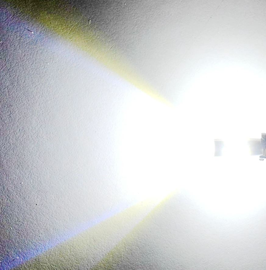 2 x H27 880 LED SMD Super Bright White Fog Light Globes 12v / 24v 10-30v (Pair)