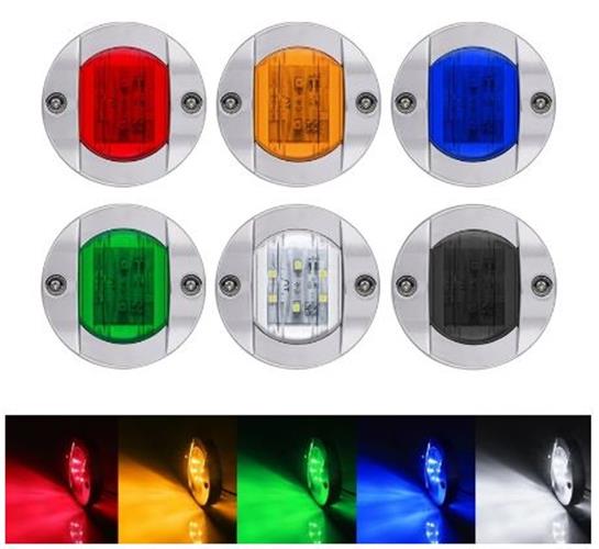 8 x Green 12v Marine Lights Waterproof Lamp For Truck RV Yacht Boats (8pcs)