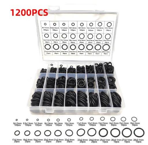 O ring 1200pc Kit Cooling system O Rings Black for water sealing (1200pcs)