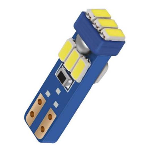 10 x Cool White T5 Super Bright Canbus 9smd 200 Lumens LEDS FOR DASH (10pcs)