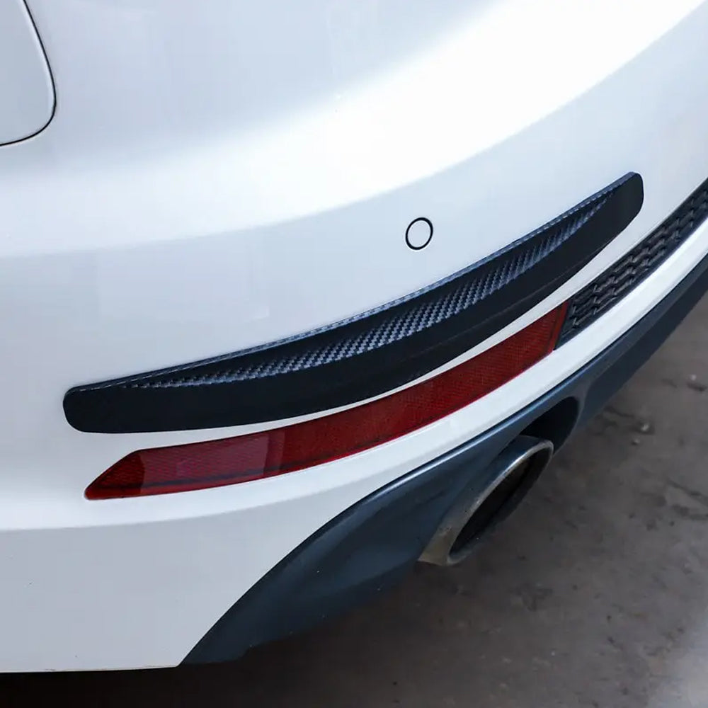 2 x Black Car Bumper Protector Strip Guard Corner Scratch Collision Protector