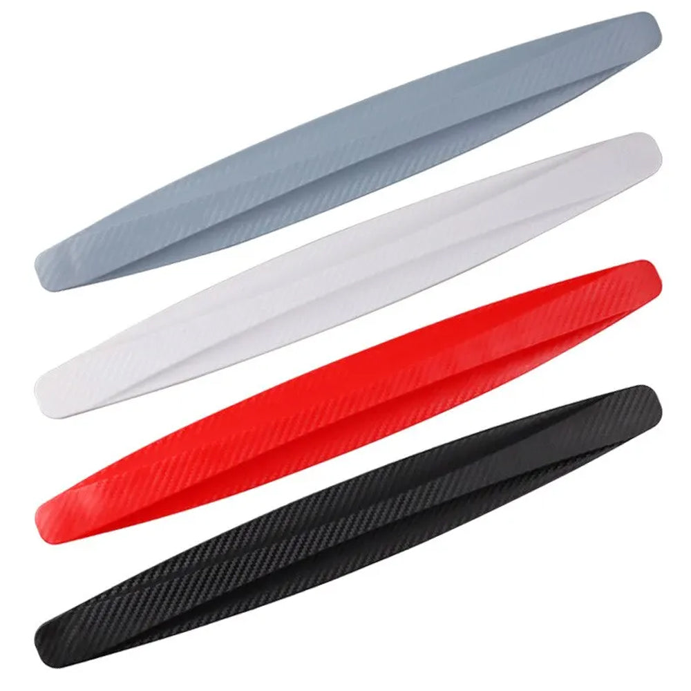 2 x Black Car Bumper Protector Strip Guard Corner Scratch Collision Protector