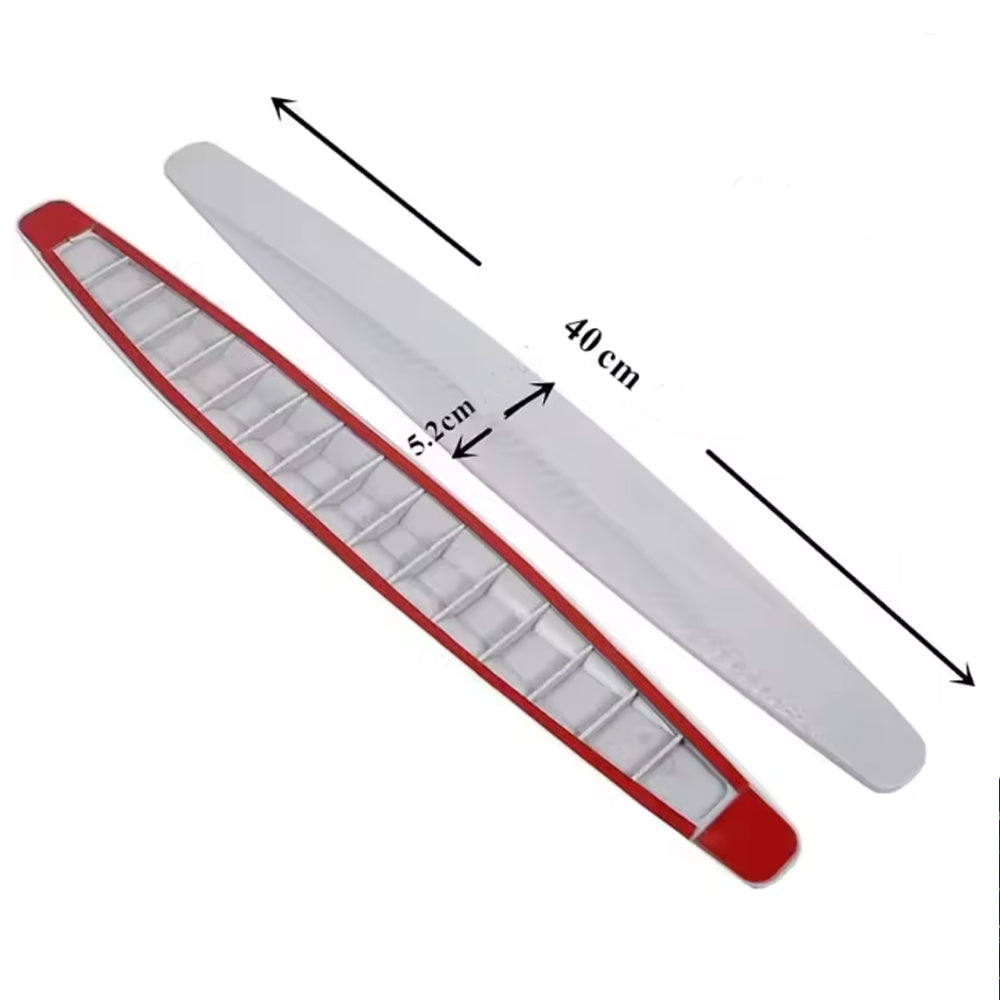 2 x Black Car Bumper Protector Strip Guard Corner Scratch Collision Protector