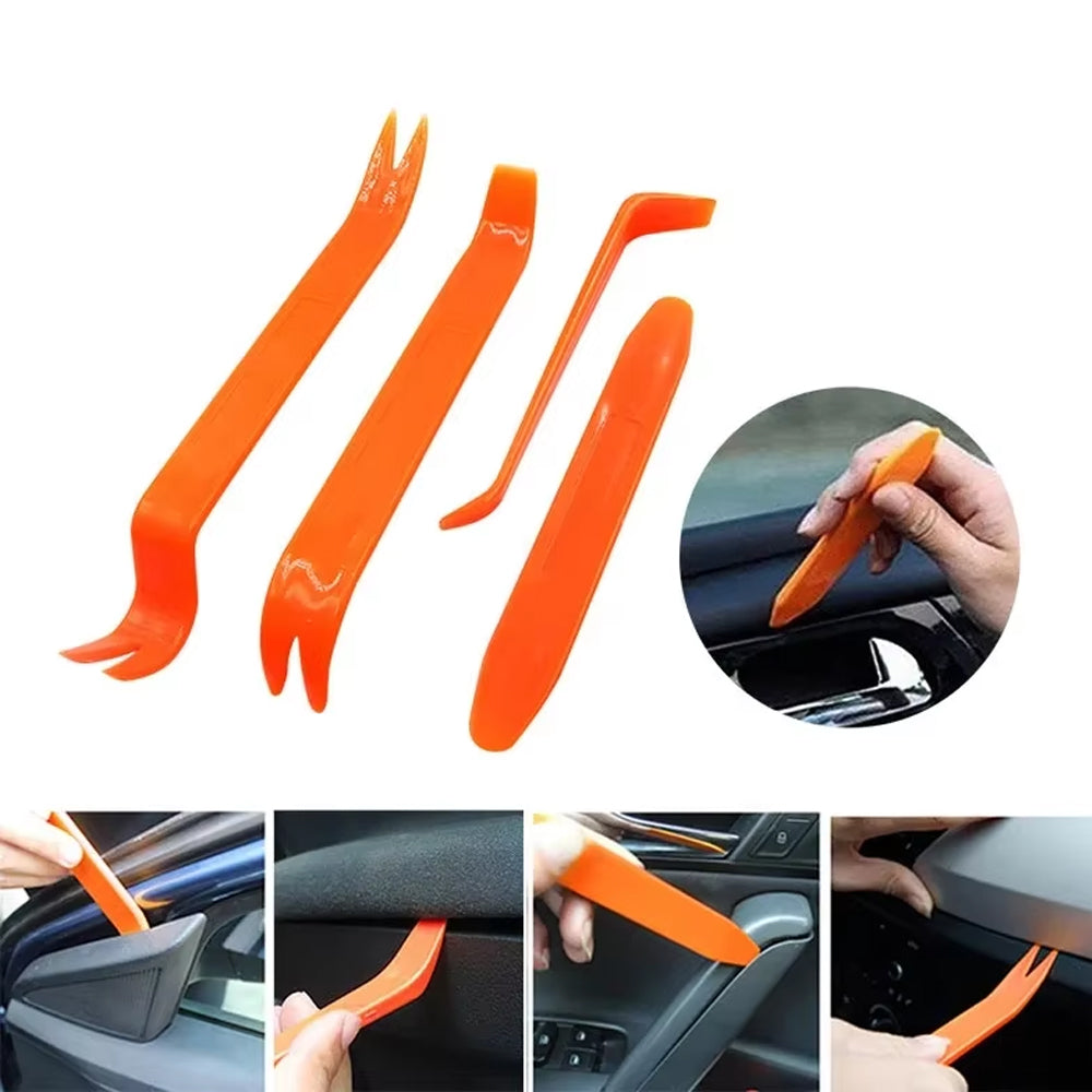 100 x Car Bumper Retainer Clip Trim Panel Push Fastener Rivet Clip with Removal