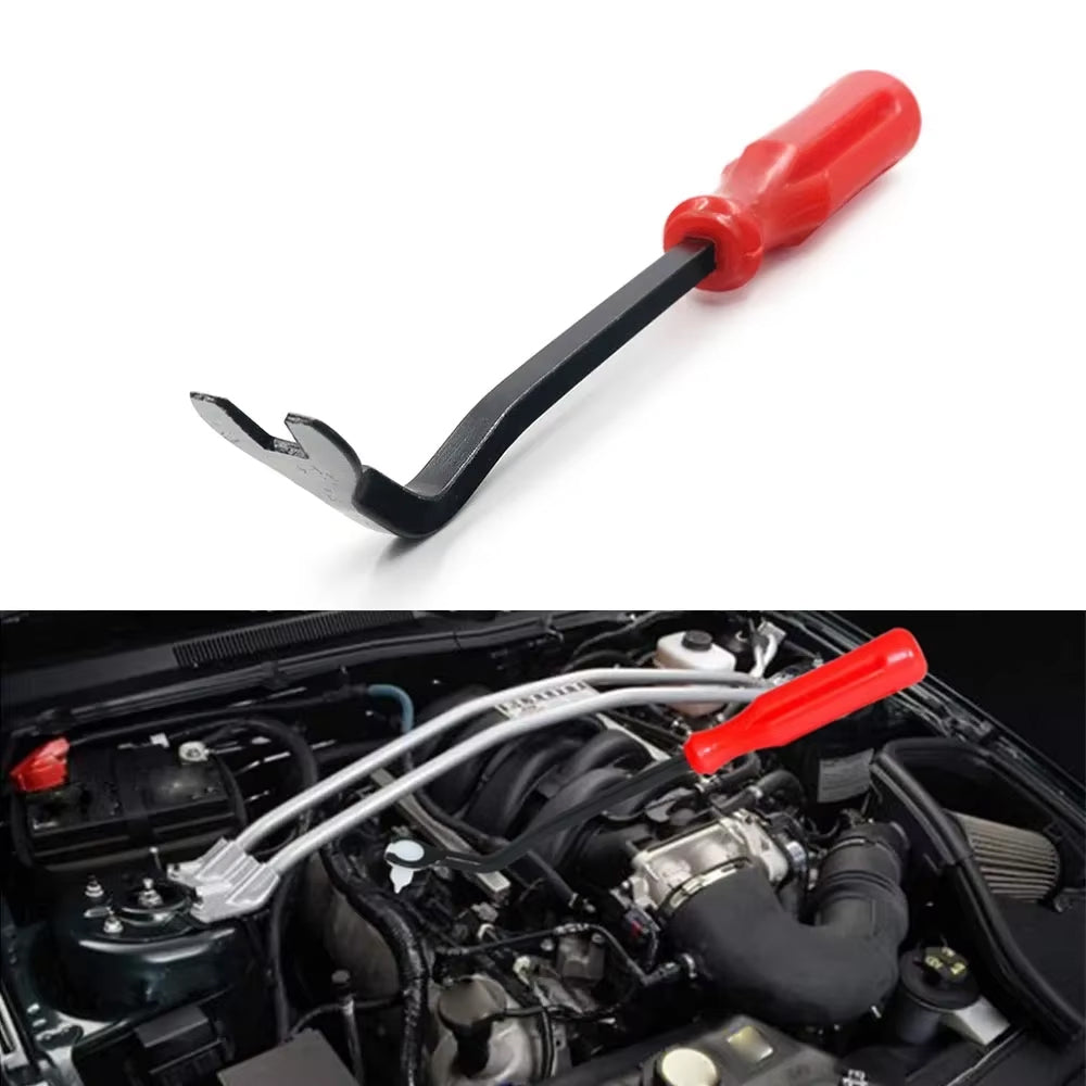 100 x Car Bumper Retainer Clip Trim Panel Push Fastener Rivet Clip with Removal