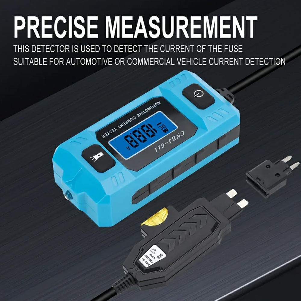 Car Current Tester Blade Fuse Max 48V 20A Circuit Tester Repair Detector Tool