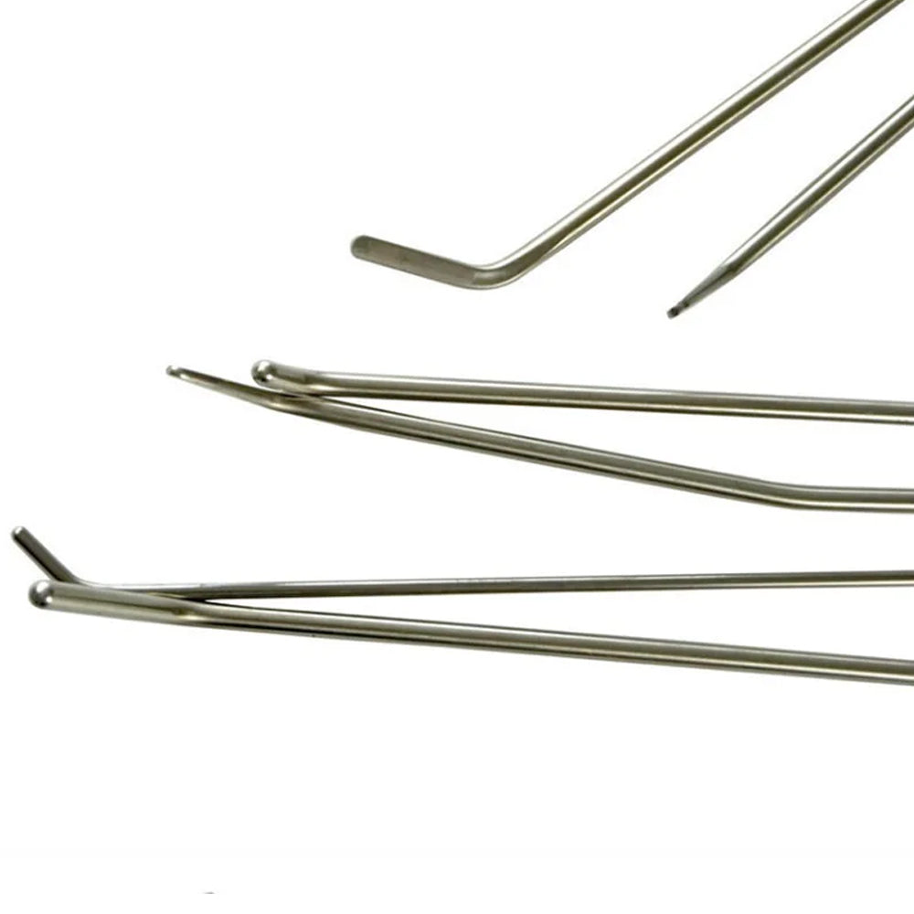 Car Dent Repair Rods Kit 6pcs Car Body Dent Repair Hail Damage Removal Tools