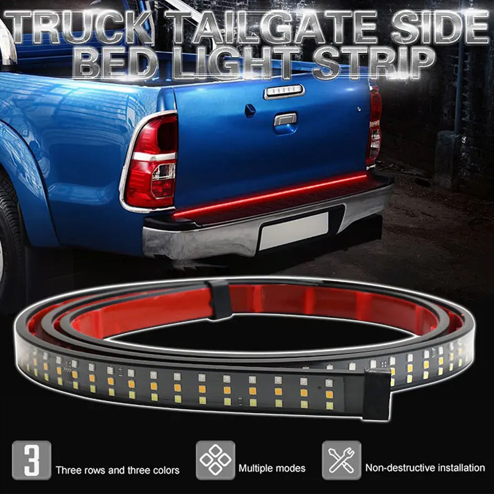 12V 1.2M Car LED Brake Turn Signal Light Flowing Dynamic Rear Tail Strip Lamp