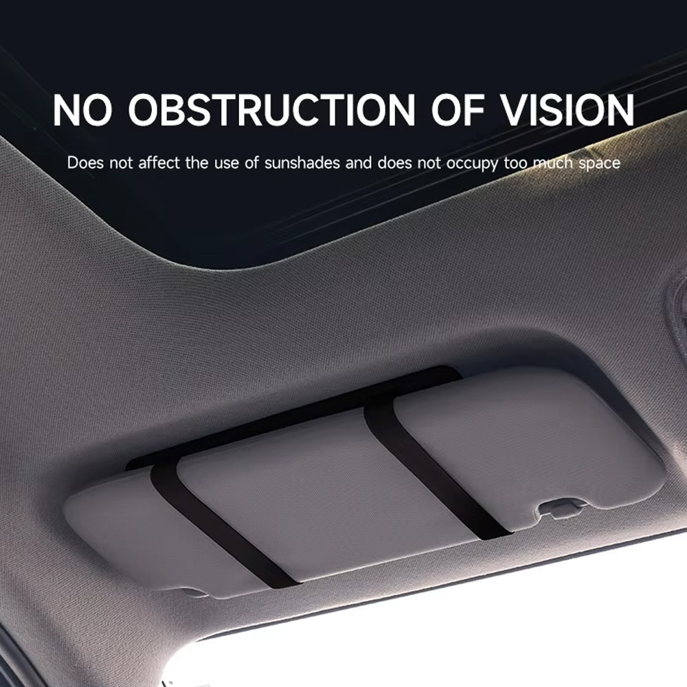 Car Makeup Mirror Interior Sun Visor Plate LED HD Makeup Mirror Vanity Mirror