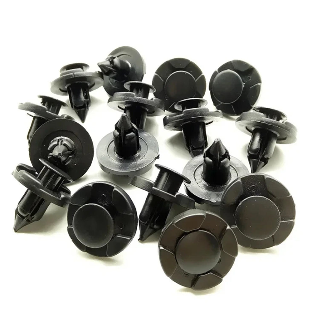 100pcs 8mm Car Push Retainers Clip Bumper Trim Fender Fastener Rivet for Nissan