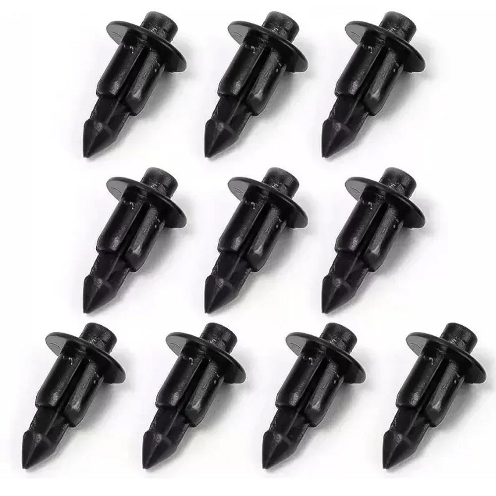 100pcs 6mm Car Push Retainers Clip Bumper Trim Fender Fastener Rivet for Honda