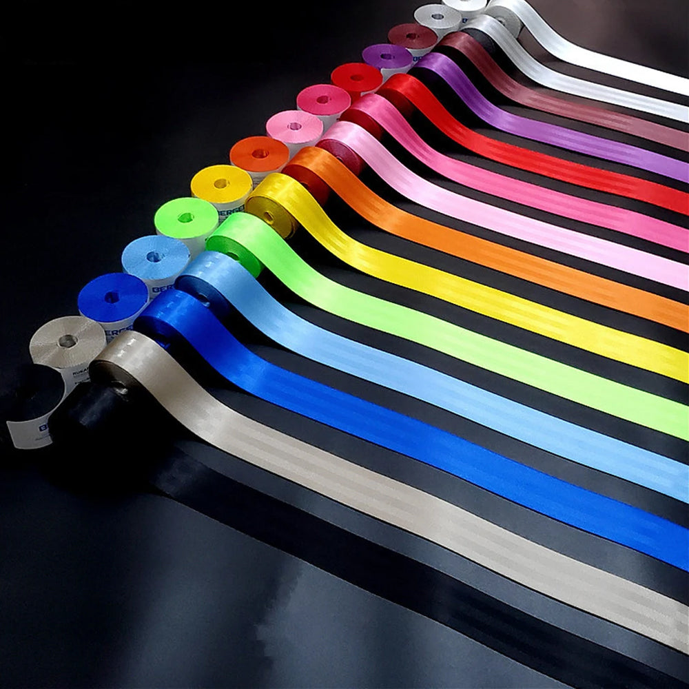 4 x 3.6M Red Strengthen Car Seat Belt Webbing Fabric Racing Car Safety Seat Belt