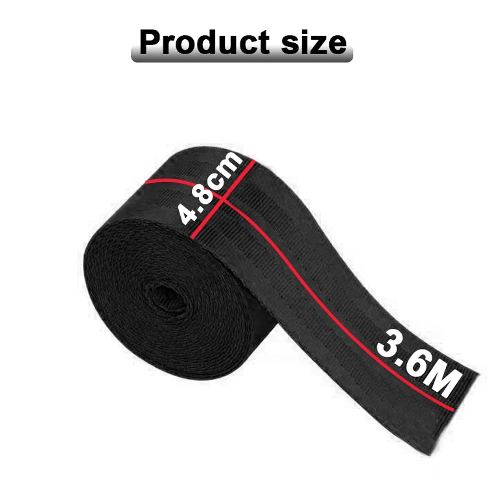 4 x 3.6M Green Strengthen Car Seat Belts Webbing Fabric Car Safety Seat Belts