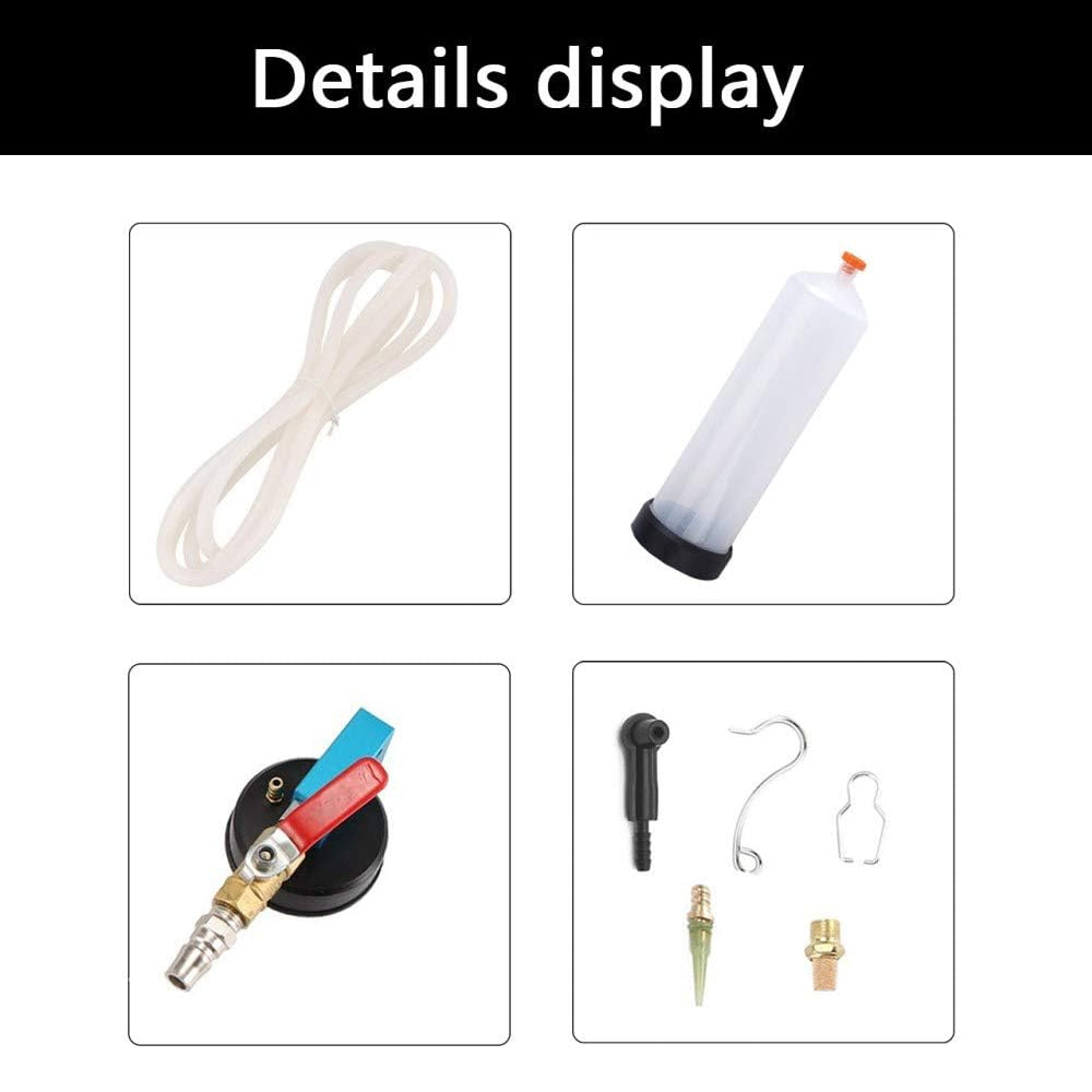 Car Vacuum Brake and Clutch Fluid Extractor Drained Bleeder Oil Replacement Tool