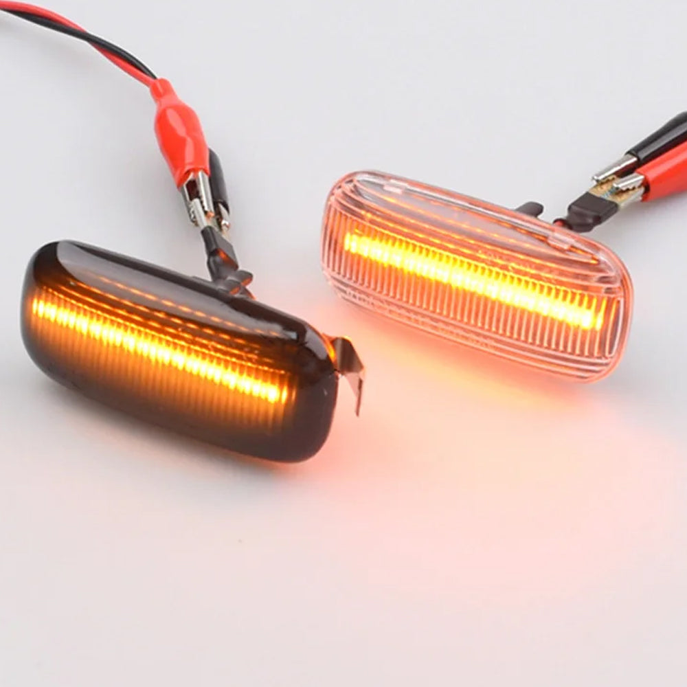 2x Dynamic Turn Signal Light LED Side Marker Lamp for Audi A3 S3 8P A4 RS4 A6 S6