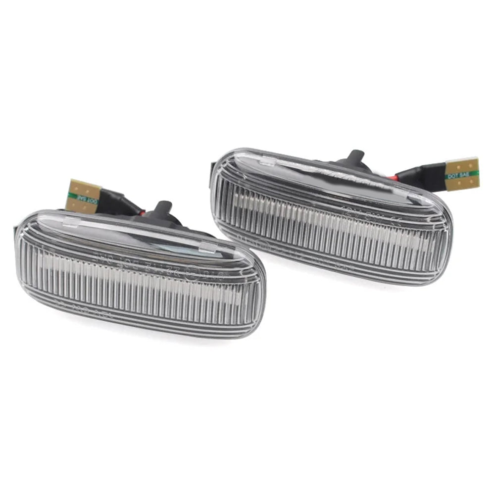 2x Dynamic Turn Signal Light LED Side Marker Lamp for Audi A3 S3 8P A4 RS4 A6 S6