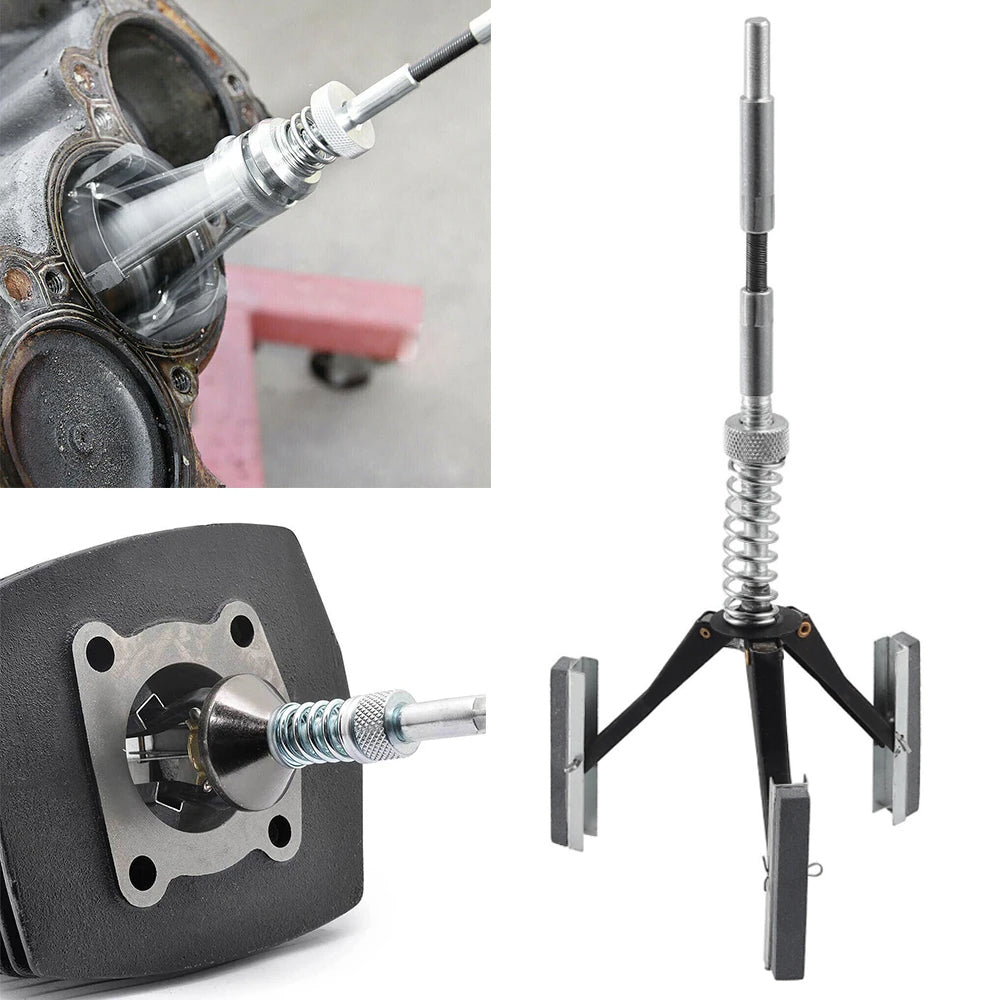 Cylinder Bore Honing Tool 18–63mm 3-Jaw Brake Engine Grinder Flexible Shaft