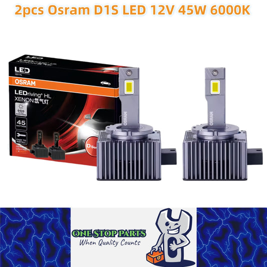 2 x OSRAM D1S LED Globes 12V 45W 6000K Headlight Original Osram D1S LED Bulbs