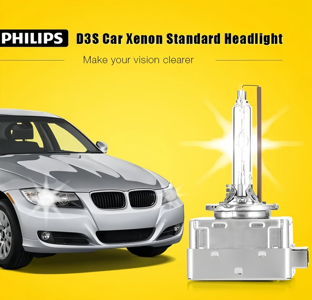 1 x PHILIPS D3S HID Xenon Globe 4200K Headlight Original Philips D3S HID Bulb