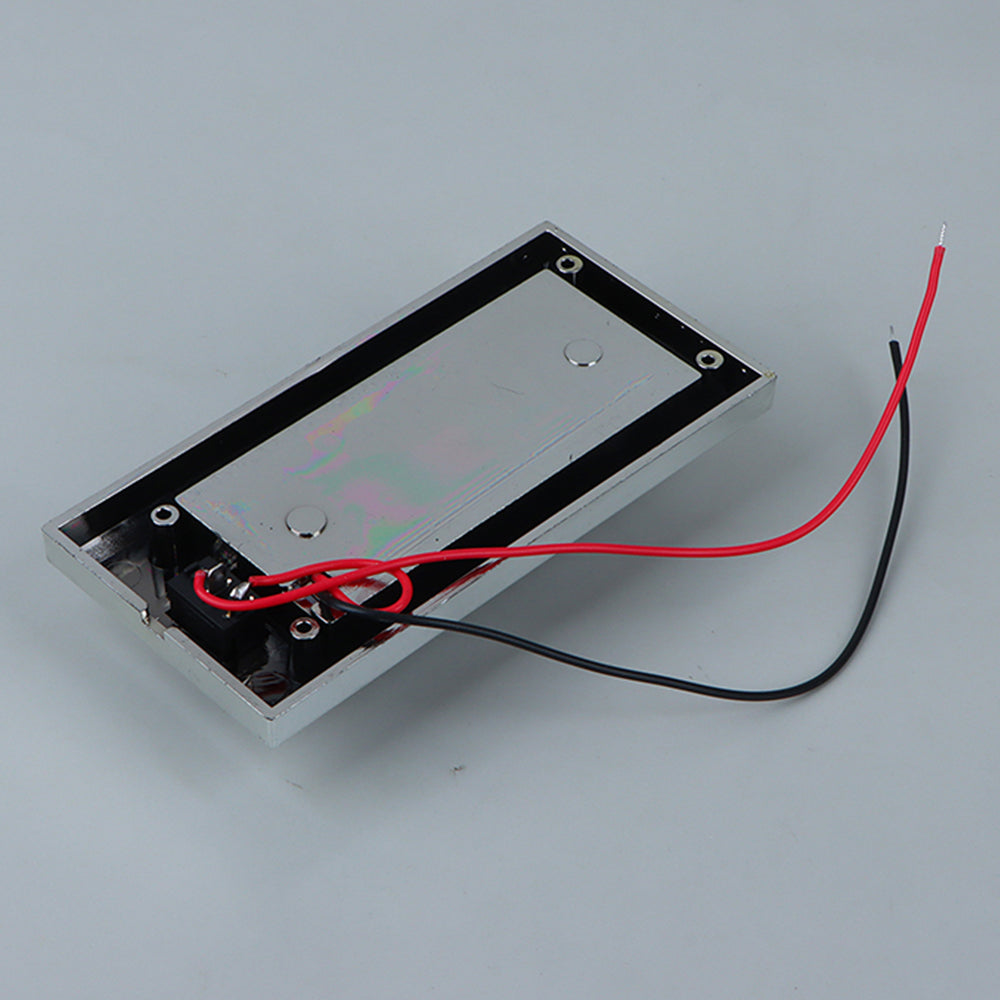 12v/24v Small interior chrome looking Cool White LED lamp with On/Off switch