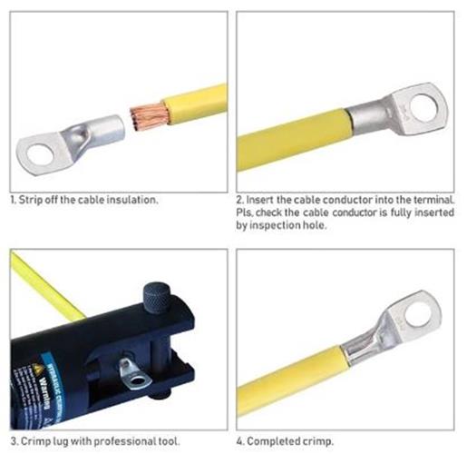 70 x Assorted Tinned Copper Solder Crimp eye terminals Lugs 6mm 8mm (70pcs)