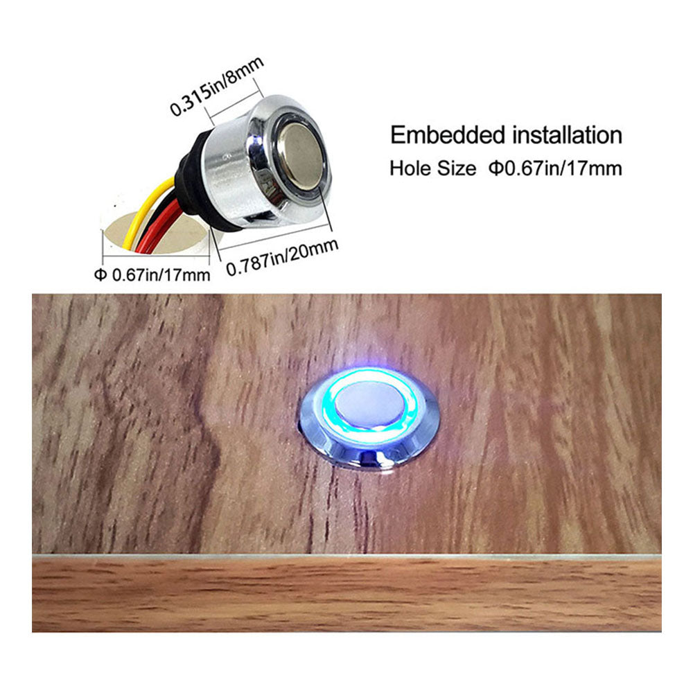Led Dimmer Touch Switch For LED Strip Light Dimmable ON/OFF Controller For 5-24v