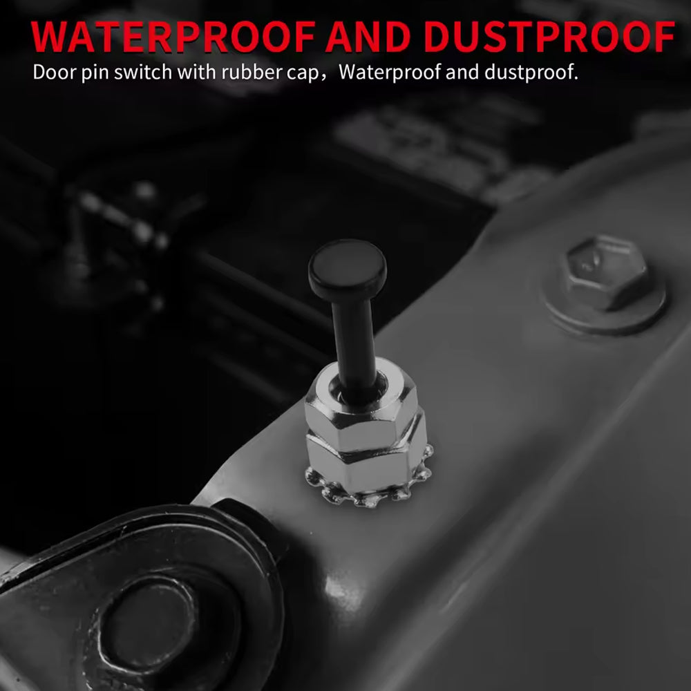 5pcs Door Pin Switch Car Hood Jamb Adjustable Momentary On/Off 12V 20A for Trunk