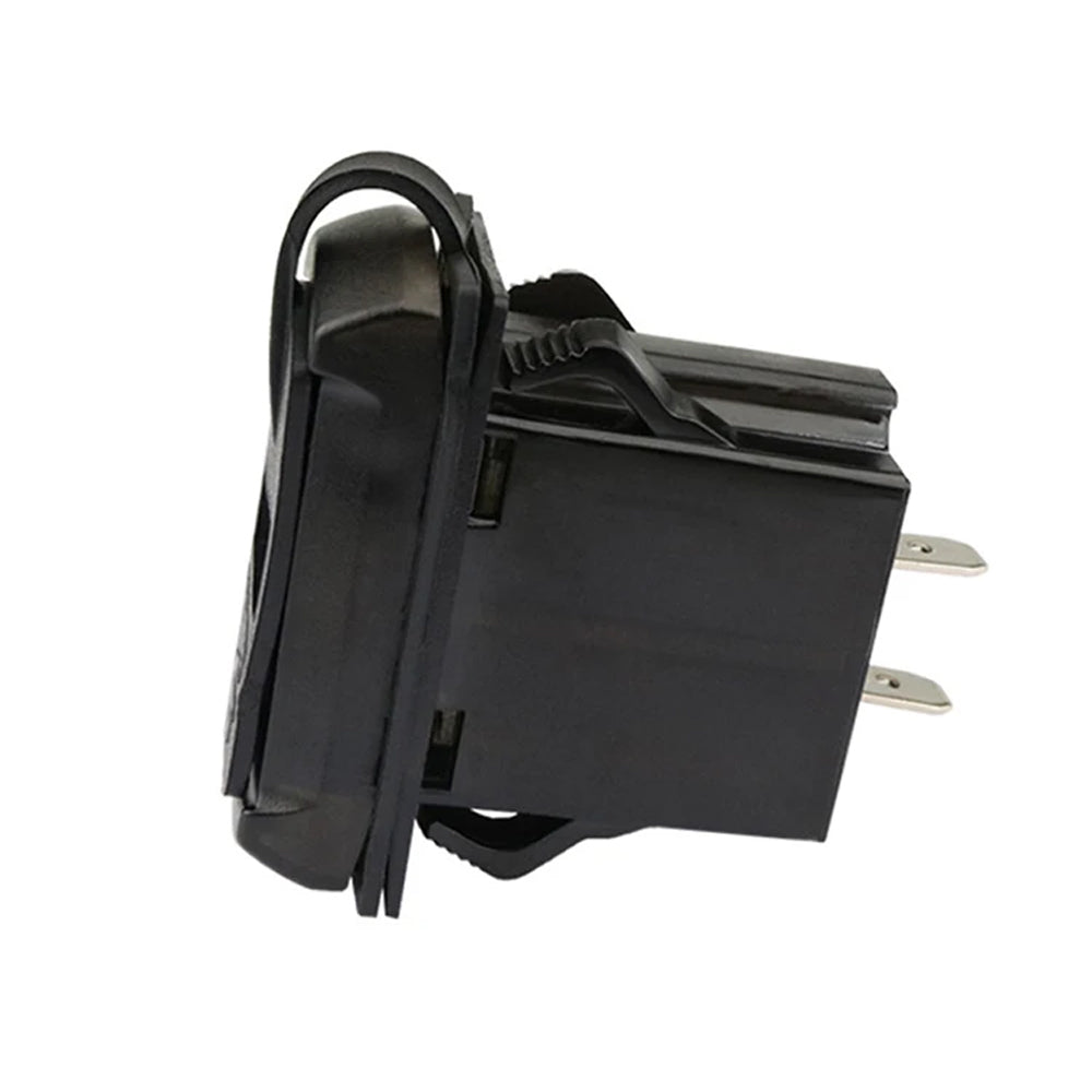 Dual USB Charger Port Green LED Voltmeter for Rocker Switch Panel on Boat RV Car