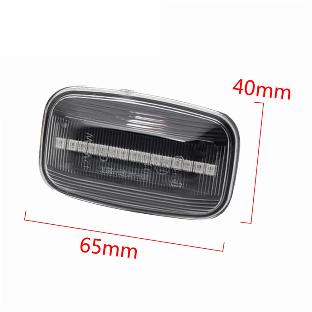 4 x Dynamic Amber Side Marker Lamps E-Mark Marker Lights for Toyota Land Cruiser