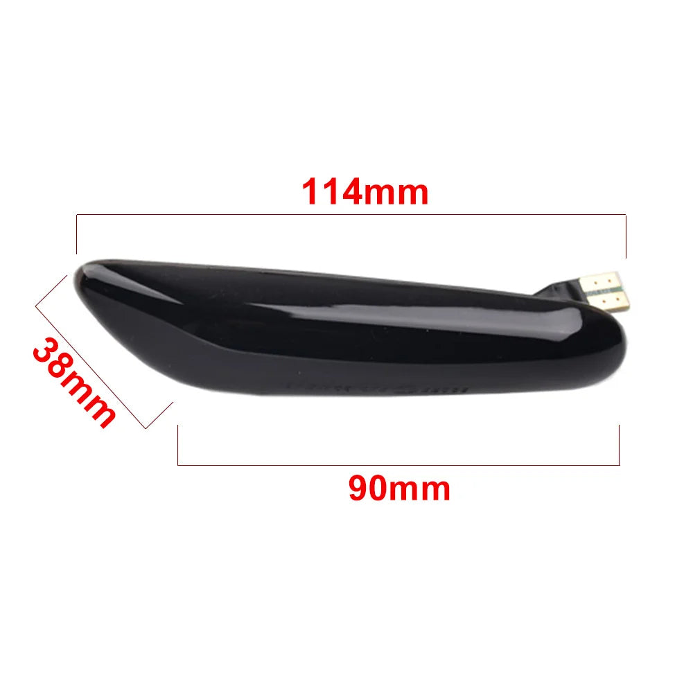 2x Dynamic LED Fender Light Side Marker Lamp fit for BMW 1 3 5 Serie X1 X3 X5