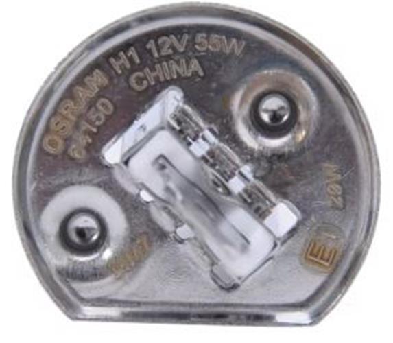 6 x Osram 12v H1 55w P14.5s Halogen Clear Globes 3200k Classic 64150 (6pcs)