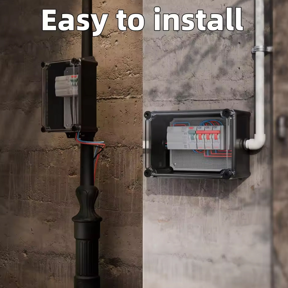 Waterproof Outdoor Electrical Box 190x280x130MM Plastic Junction Enclosure Box