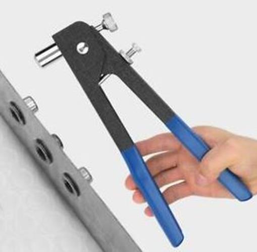 100 Piece Kit Nut Rivet Gun and Tan Alloy Rivets M3 M4 M5 M6 M8 (100pcs)
