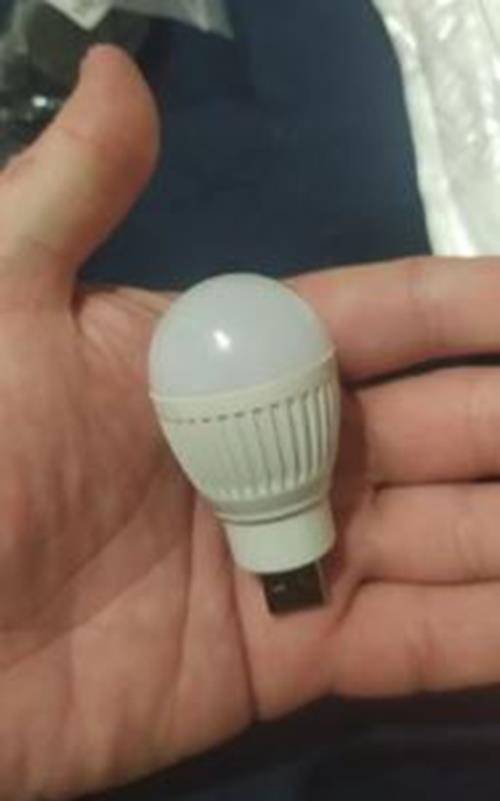 10 x USB 3w LED Light Bulb Portable Mini LED Small Light Bulb Warm White 10pcs