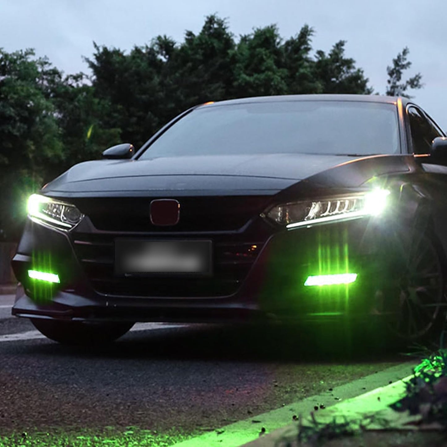 Green PVC Tint Film Wrap for Headlights and Tail Lamps 30cm x 120cm Green Film