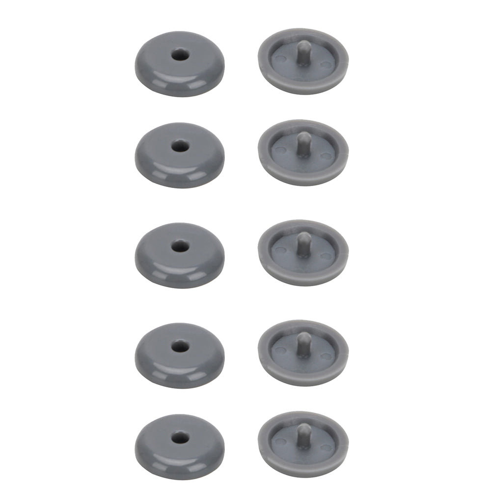 Grey Seatbelt Stopper Buckle Button Clip Automobile Seat Belt Limit Stop Clip