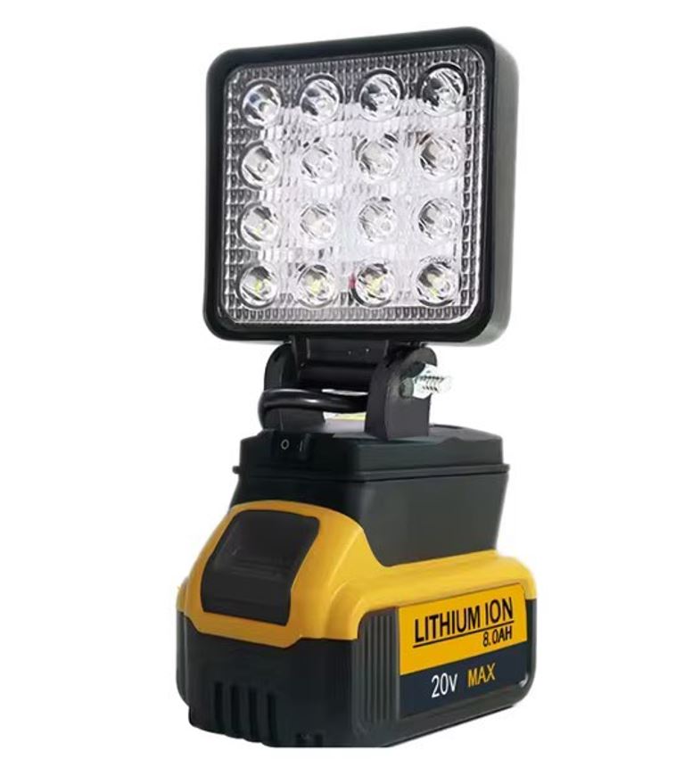 Spot light with on/off switch for Dewalt 18v Battery Super Bright Spot Light 1pc