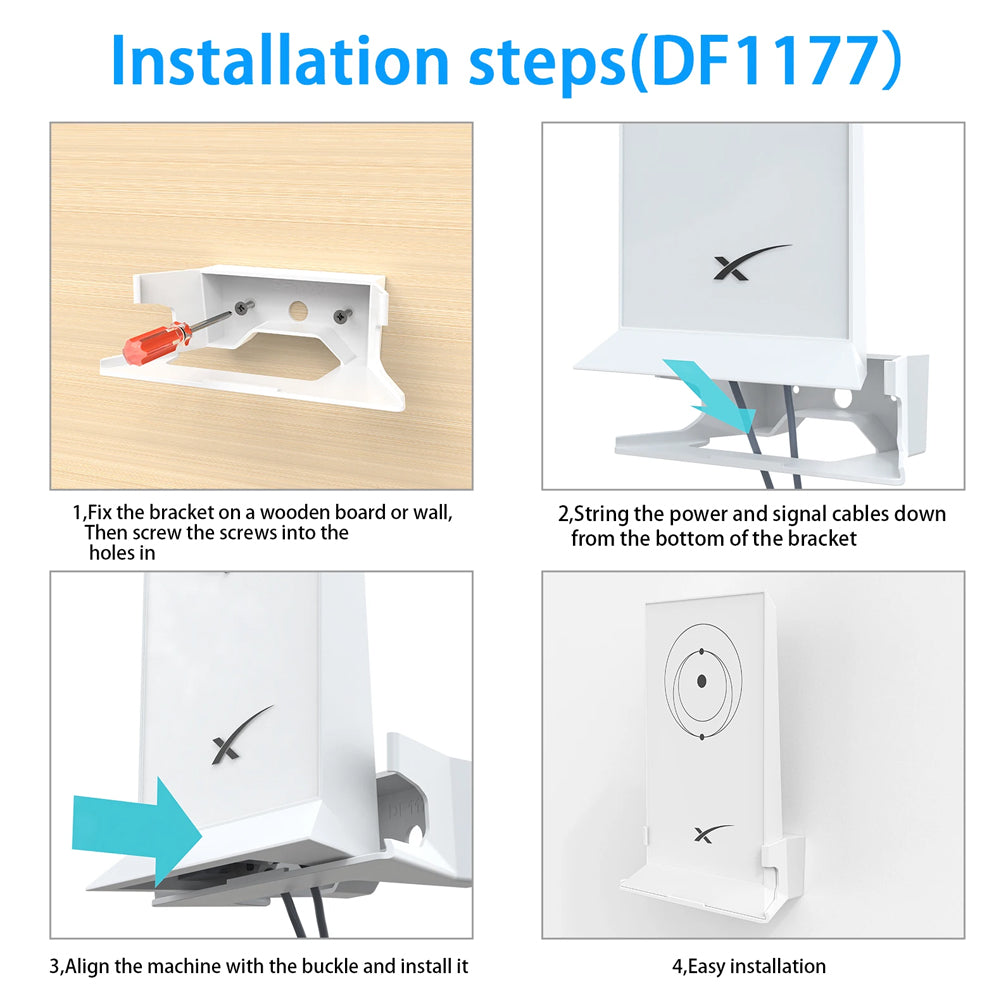 Starlink Mesh Router Gen2 V2 Wall Mount Bracket Holder Stand Internet RV Home