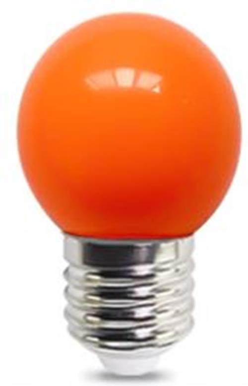 10 x Orange 24v E27 1W LED Bubble Globe Frosted Orange Lens sign party (10pcs)
