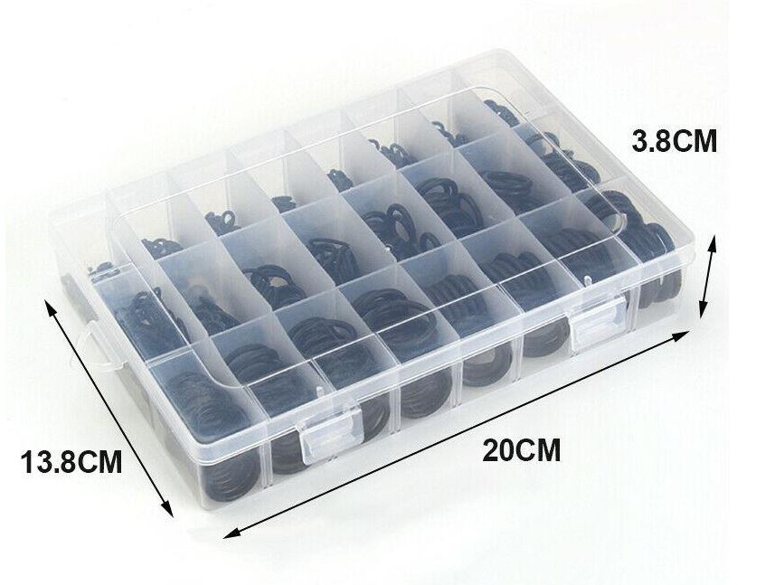 O ring 1200pc Kit Cooling system O Rings Black for water sealing (1200pcs)
