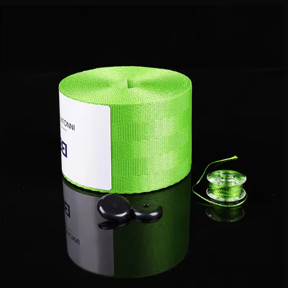 4 x 3.6M Green Strengthen Car Seat Belts Webbing Fabric Car Safety Seat Belts